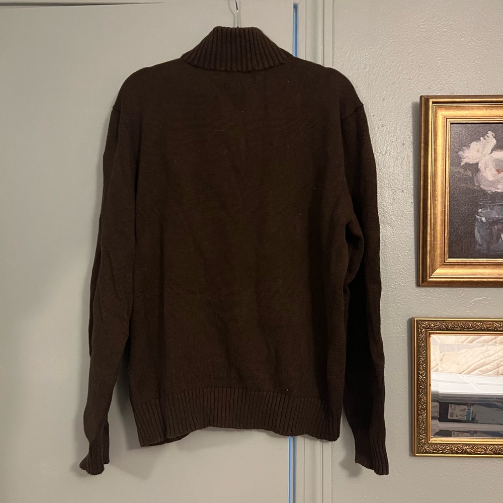 Polo Ralph Lauren dark brown sweater - Picture 4 of 4